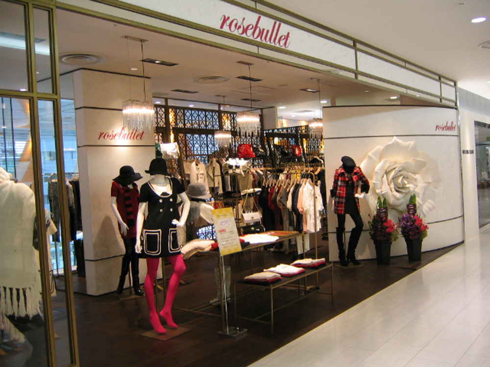 Rosebullet 浦和パルコ/ローズブリット 浦和パルコ/店舗設計・ショップデザイン:洋服・ファッションブランド