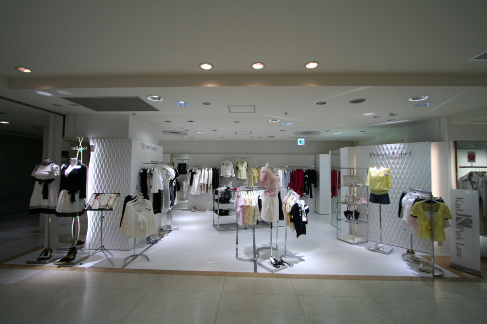 Private Label 池袋東武/プライベートレーベル 池袋東武/店舗設計・ショップデザイン:洋服・ファッションブランド