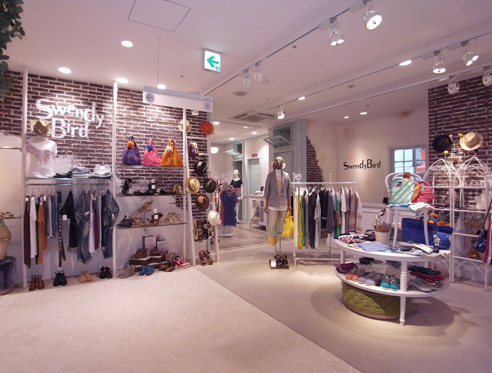 Swendybird 新宿丸井/スウェンディ バード 新宿丸井/店舗設計・ショップデザイン:洋服・ファッションブランド